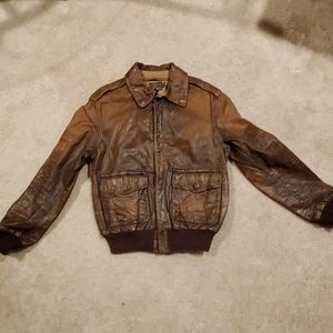 Leather Bomber